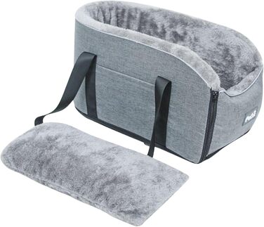 Автокрісло для собак, консоль для авто, автокрісло для маленьких собак, автокрісло на заднє сидіння, тепле автокрісло для тварин з ручкою, аксесуари для авто для тварин