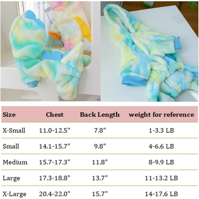 Костюм динозавра для собак, зимовий халат для цуценят, теплий халат з капюшоном, блакитний верхній одяг для холодної погоди, теплий одяг для домашніх тварин на Різдво, Хелловін (Рожевий, M) (X-Large, Зелений)