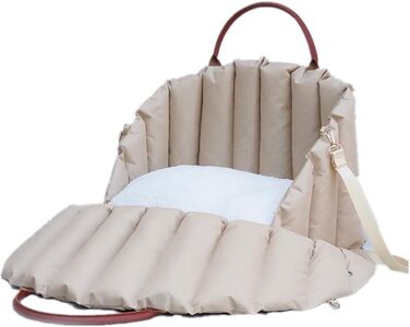 Автомобільний лежак для собак у багажник, 55x42x42 см, світло-хакі