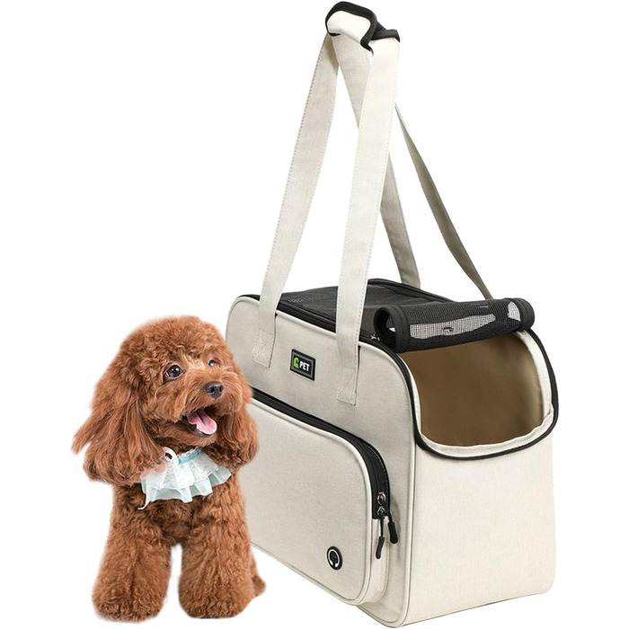 Дихаюча переноска для собак та котів, легка сітчаста переноска з ремінцем для подорожей, до ветеринара, на прогулянку