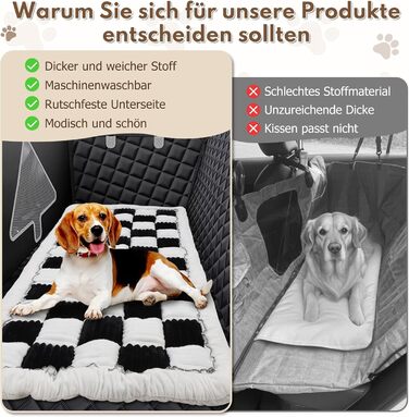 Килимок для собак у машину: водонепроникний, антиковзкий, універсальний (Чорний)