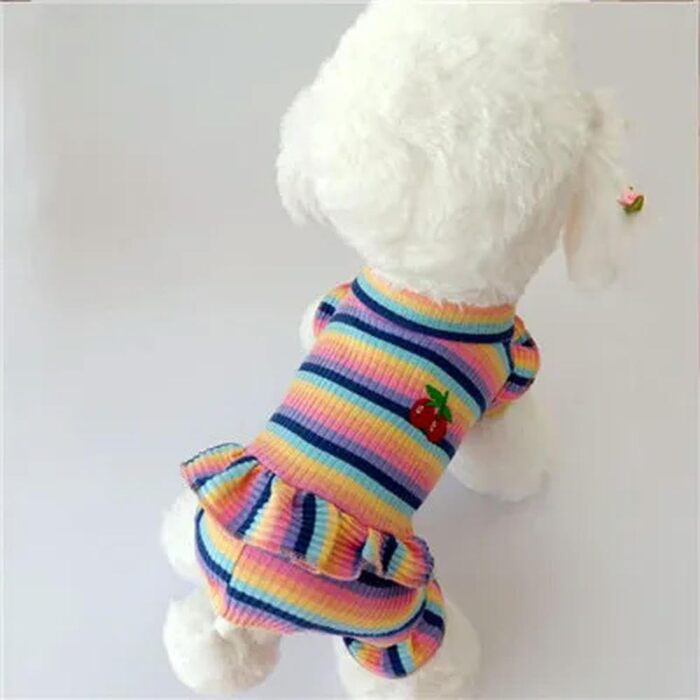 Піжама для собак HOCEDO: тепла, кольорова, для маленьких та середніх собак, котів. Розмір M, 6 кольорів