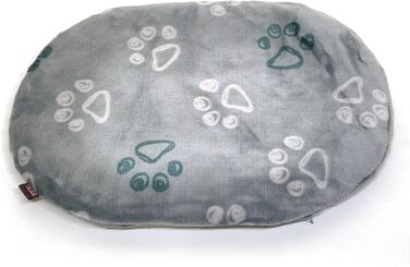 Корзина для собак Tigana з плетіння з лози, біла, 70 см (+ подушка)