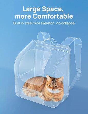 Рюкзак для кота Pecute з вікном-бульбашкою, дихаючий, 42x32x26 см, Khaki