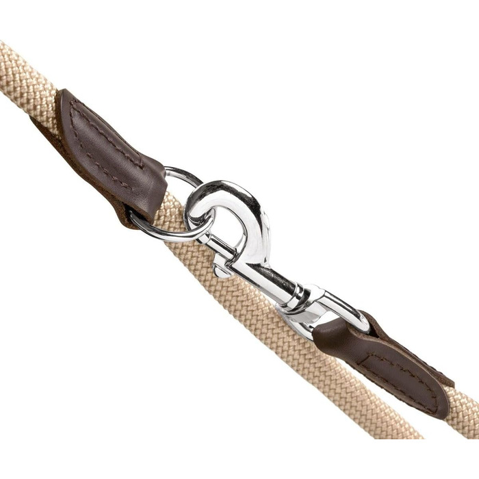 Повідок для собак HUNTER Freestyle, регульований, міцний, водостійкий, 1,0×200 см, бежевий