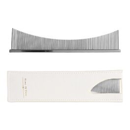 Гребінець для котів Flohkamm - для догляду за шерстю, ідеально для довгошерстих порід, щоденний догляд, після купання, для літніх котів та кошенят, сріблястого кольору