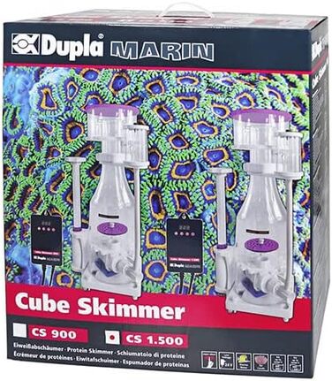 Протеїновий скімер Dupla Marin Cube 1500 для морських акваріумів до 1500 л, компактний і потужний, ефективне видалення органіки