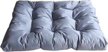 Ліжко для собак Bananair - м'яке та зручне, водовідштовхуючий матеріал, легко чистити. XXL подушка/корзина для собак, різні розміри/кольори (90 x 65 x 10 см, сірий)