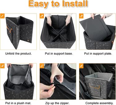 Підвищення для собак в авто, крісло для собак до 11,3 кг, з ременями безпеки, для передніх та задніх сидінь