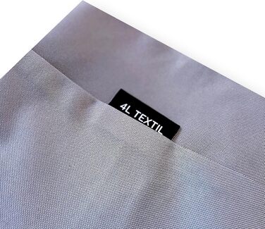 Водонепроникне лежанка для собак 80x60 см ZOE 4L Textil - лежанка для собак середнього розміру, знімний чохол, сірий колір