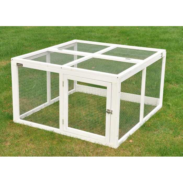 Freilaufgehege Nanook Jumbo для кроликів - розширення для клітки, 96 x 100 x 55 см, білий