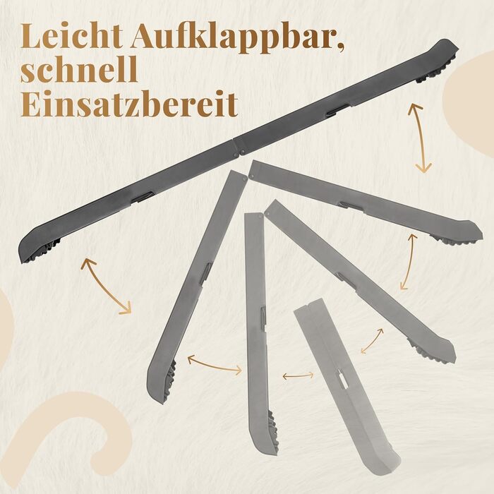 Рампа для собак у машину, складана – 174 см, 38 см – чорна, для великих собак, до 136 кг – підходить для авто та SUV