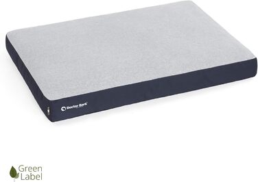 М'яке ліжко для собак середніх порід GreenLabel - зручне та миюче, 88x60 см, кобальтово-синій колір