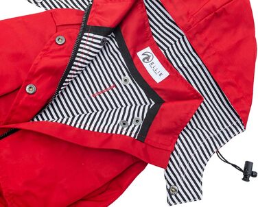 Дощовик для собак Ellie Dog Wear з відбивними кнопками, кишенями, водовідштовхувальний, знімний капюшон, регульований шнурок, розміри XS–XXL