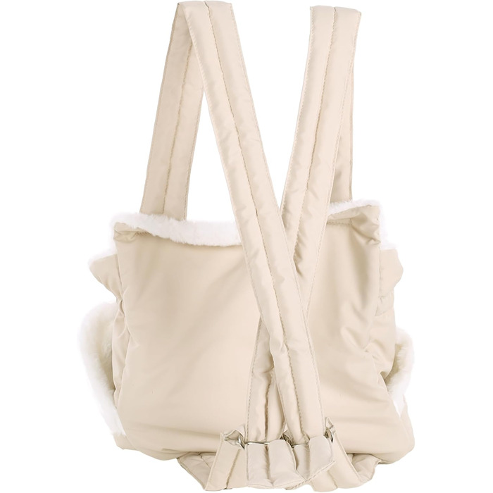 Трапельник для собак та котів Cuddi Beige – зручна та стильна сумка-переноска | 32x22x25 см