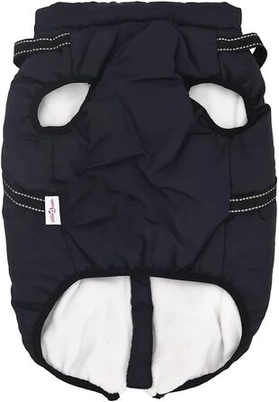 Водонепроникний дощовик для собак VidaXL, розмір L44, блакитний. З шлейкою. Теплий зимовий дощовик-куртка для собак, цуценят.