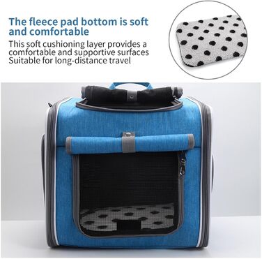 Корзина для собак на велосипед, рюкзак-переноска для собак, дихаюча сумка для подорожей, вигулу, кемпінгу