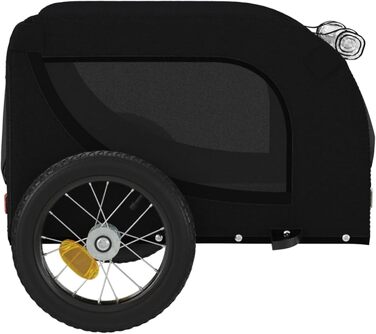 Зручний та безпечний велосипедний причіп для собак Robuster Oxford, чорний, до 30 кг, модель 93996