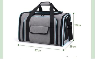 Транспортна сумка для котів та собак EBLIN, складна, до 8 кг, з регульованим ременем