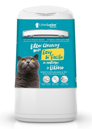 Контейнер для відходів Litter Locker Design, 24 x 23 x 43 см, білий
