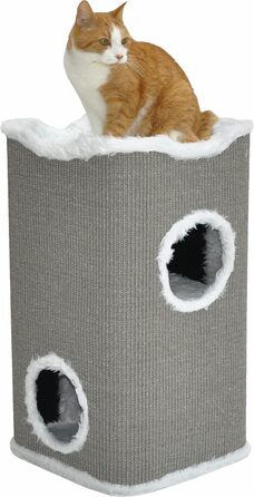 Котячий будиночок Nanook Toni: кігтеточка, будиночок, лежанка для котів, 74 см, міцний та стабільний
