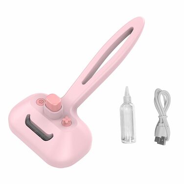 Гребінець для вичісування шерсті собак та котів з функцією відпарювання, протистатичний, білий