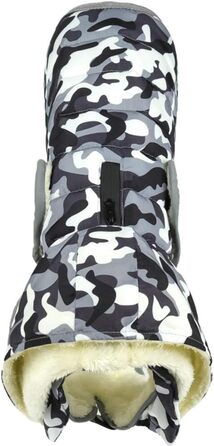 Теплий зимовий одяг для собак: тепла куртка з капюшоном для маленьких, середніх та великих собак (XL, 60-75 см)