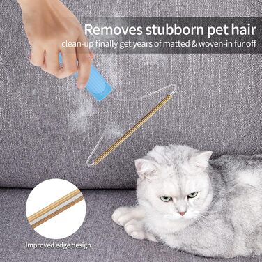 Набір щіток для тварин 5 шт. для видалення шерсті з меблів, щітки для собак та котів з довгою та короткою шерстю, ролики для видалення ворсу для дивану, ліжка, багаторазовий двосторонній набір