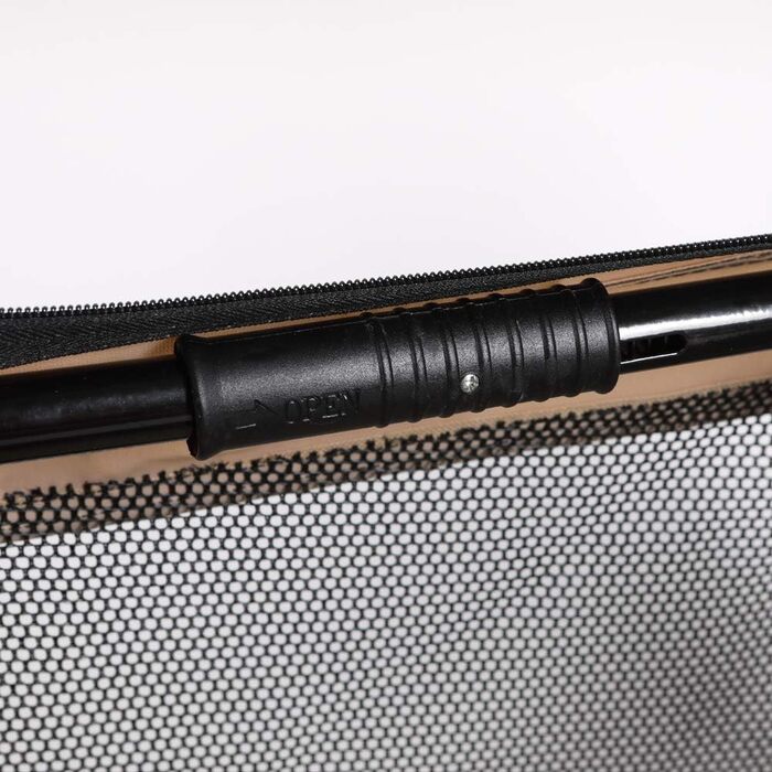 Складана переносна переносна коробка для собак Pocky, розмір S, бежево-чорна, 49x34x34 см, нейлон 600D, міцна