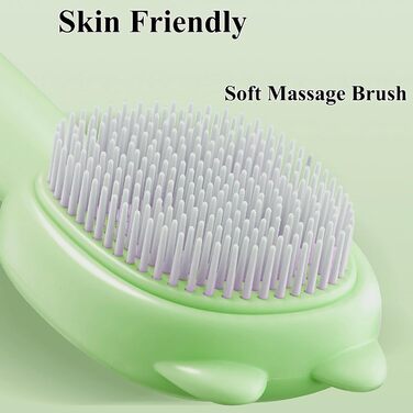 Щітка для собак маленьких порід самоочищувана - регульована, рожева та зелена