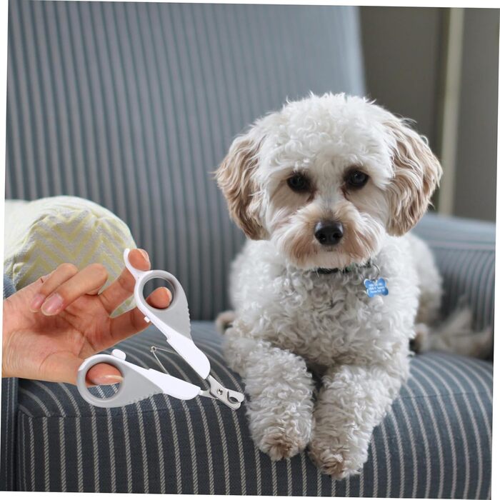 BESPORTBLE 2 шт. Кусачки для нігтів домашніх тварин: для собак та котів. Сталеві кусачки з вигнутим ножем для безпечної та безболісної догляду за нігтями.