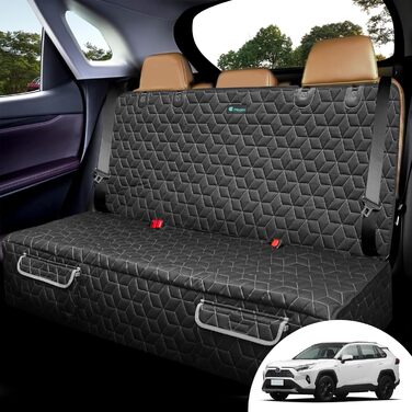 Водонепроникний чохол на заднє сидіння для собак Bench для SUV (RAV4, Honda CR-V, Subaru CrossTrek, Mazda CX5, Hyundai), міцний, нековзкий, захисний автосидіння для домашніх тварин