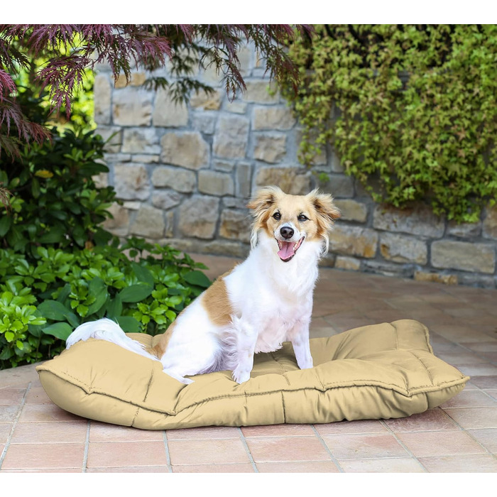 Елегантна подушка для собак Maxy, кремового кольору, 60x100 см