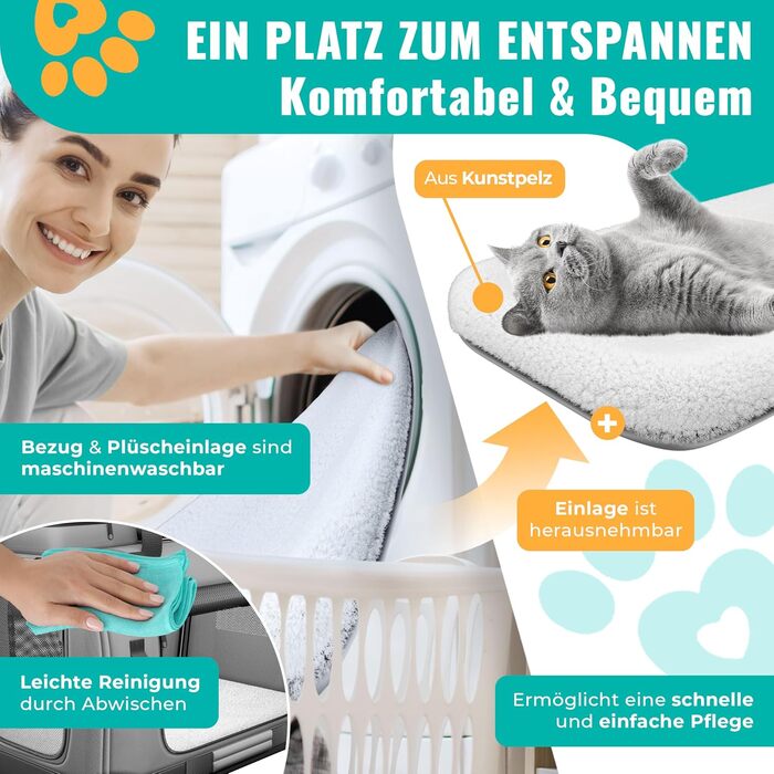 Транспортна переноска для собак та котів XXL 92x64x64 см | Переноска для тварин з мискою та плечовим ременем | Для котів та собак, сірого кольору