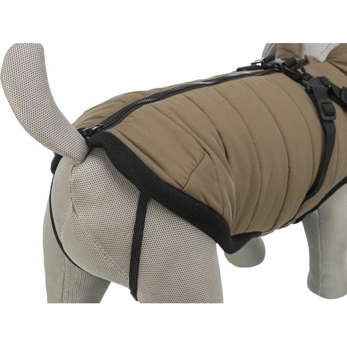 Шлейка Trixie Pirou Winter з намордником, розмір S (40 см), пісочний колір