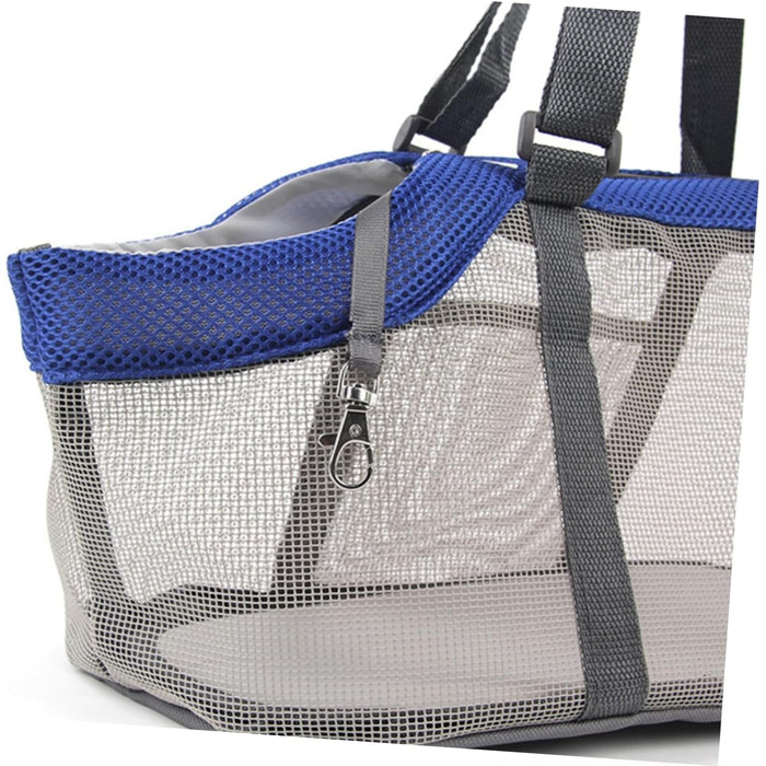 Транспортна сумка для тварин Cosmevivi XXL - велика переноска для собак та котів, блакитна (44x25 см)