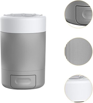 Автоматичний очищувач лап для собак Milageto, портативний, сірий. Догляд за тваринами, для цуценят, легке очищення лап