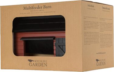 Дерев'яна годівниця для птахів Wildlife Garden WG221, червона