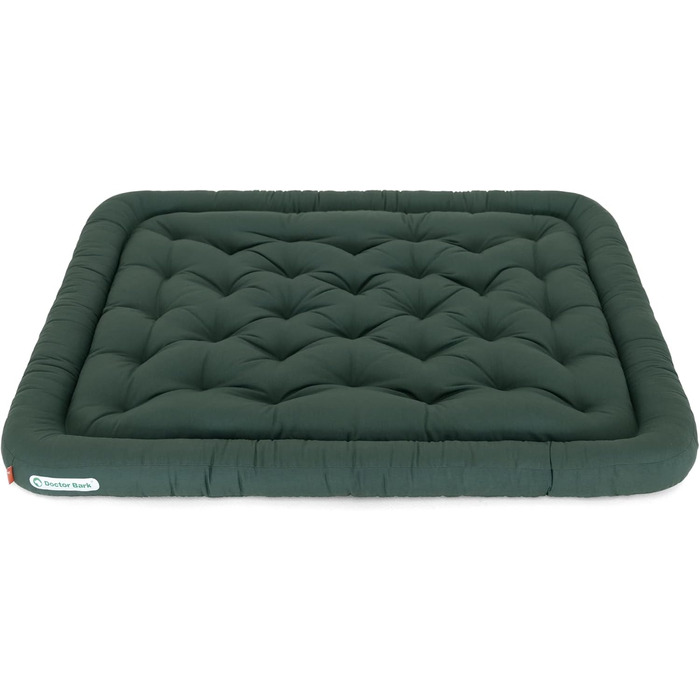 Ортопедична лежанка для собак Doctor Bark, XXL (115x100 см), зелена, гігієнічна та міцна