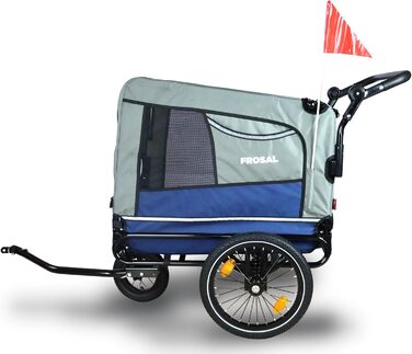 Фросал Причіп для велосипеда, переноска для собак Лассе, переноска для собак, причіп для велосипеда, біговий візок для собак, переноска для собак, причіп для собак