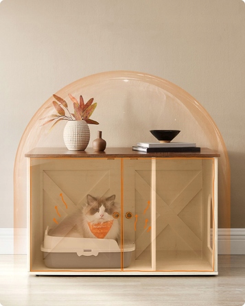 Закритий лоток-туалет для котів Songmics, 53 см x 80 см x 50 см