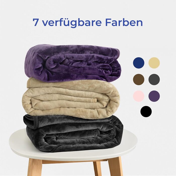 Водонепроникний коврик Dreamzie для собак - 127x152 см, для дивана та ліжка, з Sherpa-fleece, чорний, XL (152 x 203 см)