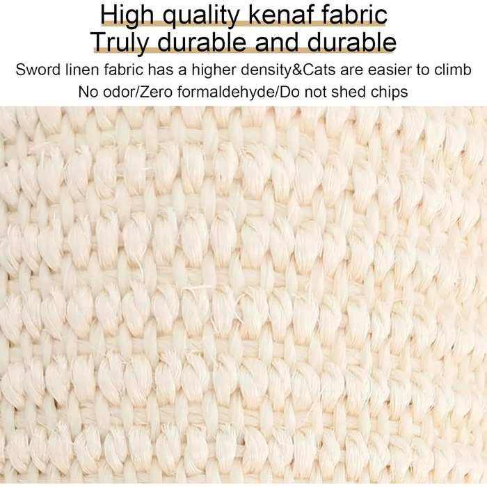 Кігтеточка для котів Katzenbaum висотою 3 м, 6 рівнів, з оглядовим майданчиком та гніздом, для великих котів, активний комплекс для дому та саду