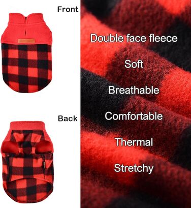 Теплий плед для собак, розмір XS/XXS, в клітинку, фліс, для чихуахуа, дівчаток та хлопчиків