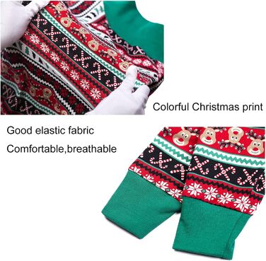 Комбінезон для великих собак, захист суглобів, червоний, розмір XL