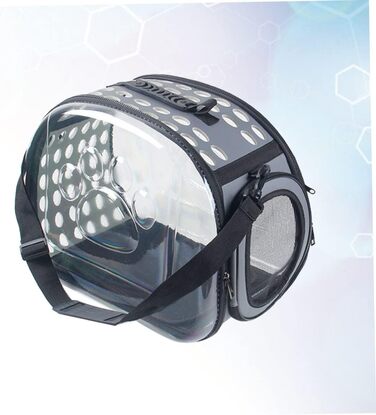 JOINPAYA Транспортувальна сумка для тварин великого розміру 42x28x32см, з крізьою поверхнею та регульованими ременями для котів та собак