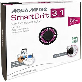 Aqua Medic SmartDrift 3.1 — компактна ультратиха течієва помпа з керуванням через додаток або контролер