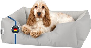 Ліжко для собак BedDog Zara, знімний і праний чохол, м'який лежак-диван для маленьких собак, розмір S