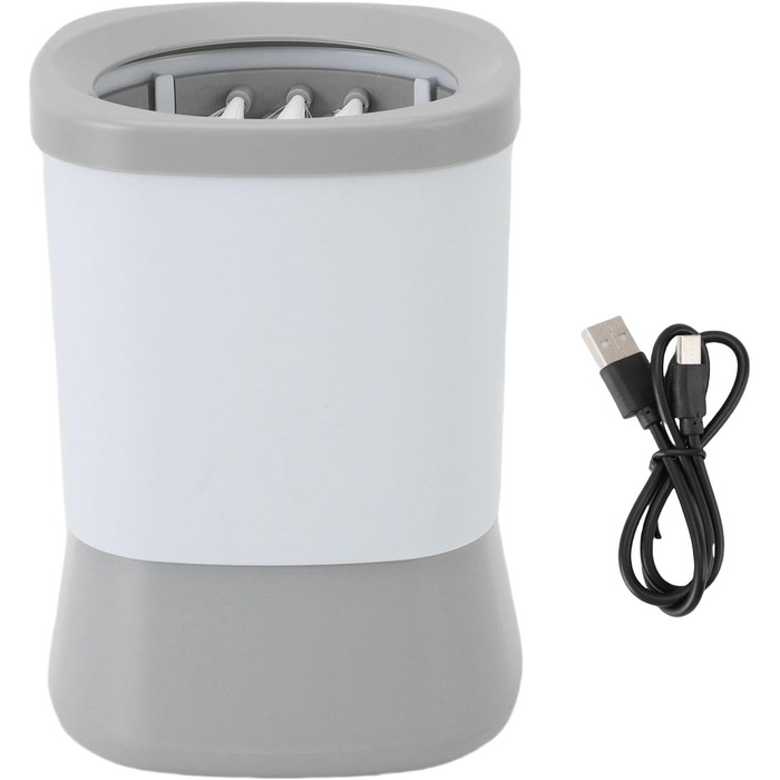 Електричний очищувач лап для собак та котів Fdit, 2 швидкості, 360° обертання, USB-зарядка, для маленьких та середніх порід