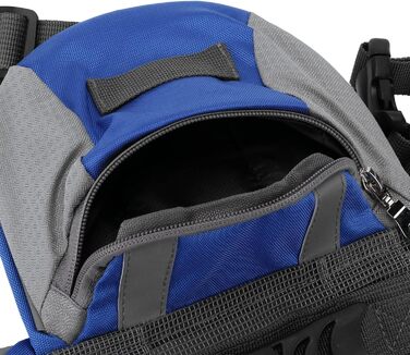 Рюкзак для собак Cyrank: набір посуду, жилет, сумка для спорядження, рюкзак для подорожей з відбиваючими смугами. Підходить для собак середніх розмірів (S)